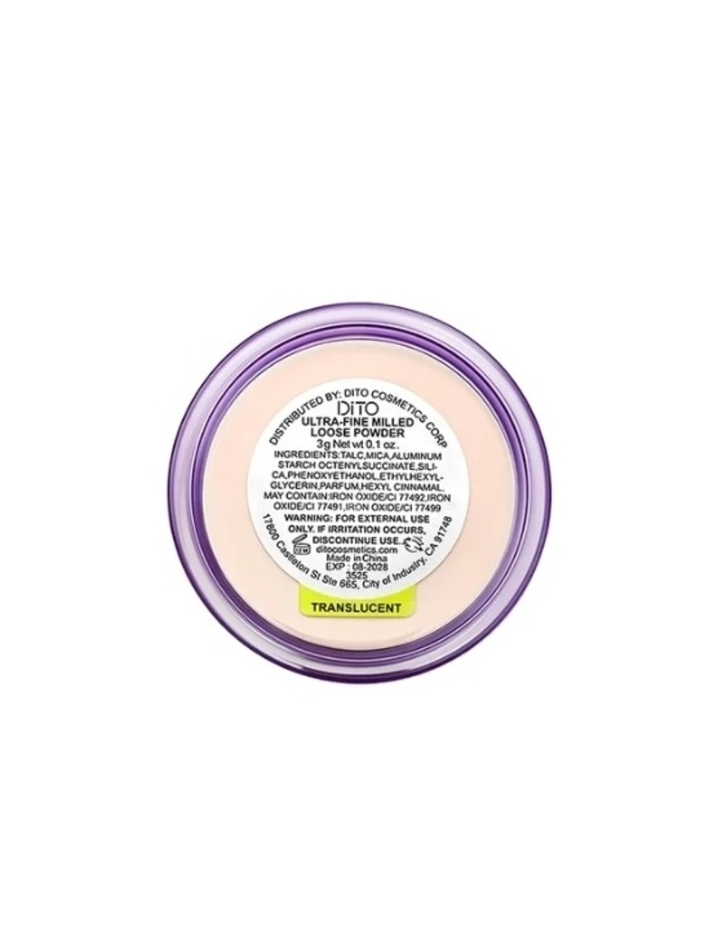 Dito Loose Setting Powder — Translucent Finish - Picture 6 of 6